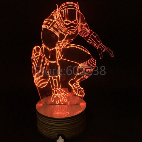 Ant-Man 3D LED LAMP -  - TheLedHeroes