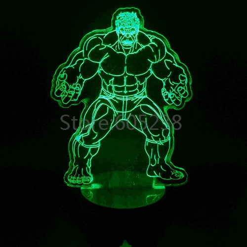 Hulk 3D LED LAMP -  - TheLedHeroes