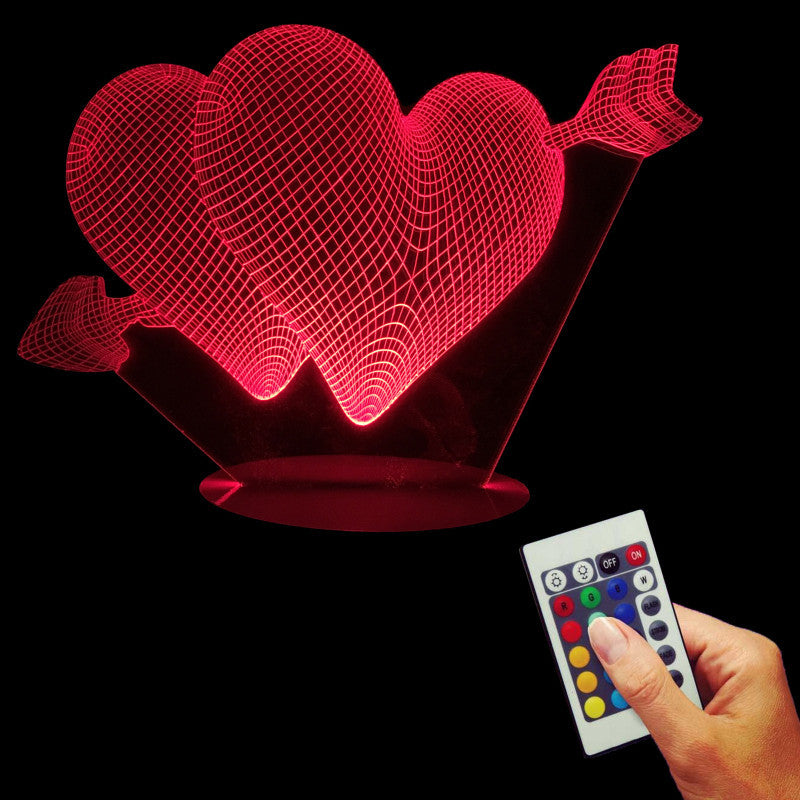 Cupid's Arrow 3D LED LAMP -  - TheLedHeroes