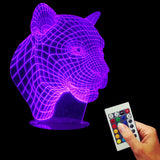 Leopard 3D LED LAMP -  - TheLedHeroes