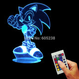 Sonic 3D LED LAMP -  - TheLedHeroes