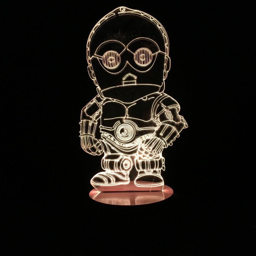 C-3PO 3D LED LAMP -  - TheLedHeroes