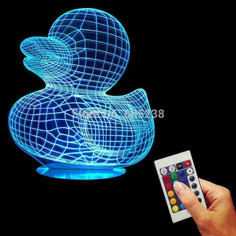 Duck 3D LED LAMP -  - TheLedHeroes