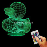 Duck 3D LED LAMP -  - TheLedHeroes