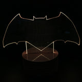 Batman Logo 3D LED LAMP -  - TheLedHeroes
