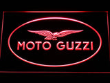 Moto Guzzi Motorcycle LED Sign - Red - TheLedHeroes