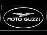 Moto Guzzi Motorcycle LED Sign - White - TheLedHeroes