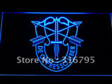 USASFC US Army Special Forces LED Neon Sign Electrical - Blue - TheLedHeroes