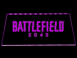 Battlefield 2042 LED Neon Sign USB - Purple - TheLedHeroes