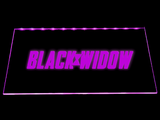 Black Widow LED Neon Sign Electrical - Purple - TheLedHeroes