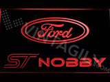Ford ST Nobby LED Neon Sign USB - Red - TheLedHeroes