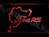 FREE Ford RS Nürburgring LED Sign - Red - TheLedHeroes