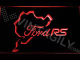 Ford RS N??rburgring LED Neon Sign USB - Red - TheLedHeroes