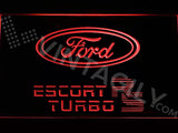 FREE Ford Escort RS Turbo LED Sign - Red - TheLedHeroes