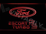 Ford Escort RS Turbo LED Neon Sign Electrical - Red - TheLedHeroes