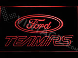 Ford Team RS LED Neon Sign USB - Red - TheLedHeroes