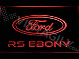 FREE Ford RS Ebony LED Sign - Red - TheLedHeroes