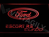Ford Escort RS Turbo 2 LED Neon Sign USB - Red - TheLedHeroes