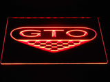 Pontiac GTO LED Neon Sign USB - Red - TheLedHeroes