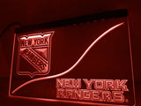 New York Rangers LED Neon Sign Electrical - Red - TheLedHeroes