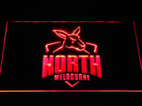 FREE North Melbourne Football Club LED Sign - Red - TheLedHeroes