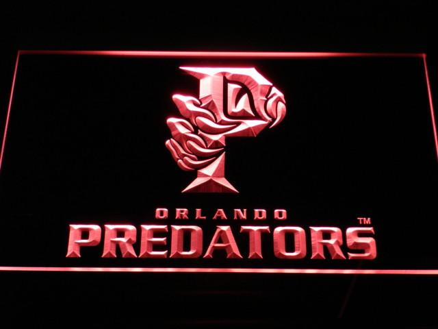 Orlando Predators LED Neon Sign Electrical - Red - TheLedHeroes