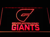 Greater Western Sydney Giants LED Neon Sign USB - Red - TheLedHeroes