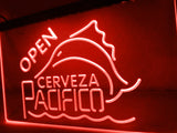 FREE Cerveza Pacifico Open LED Sign - Red - TheLedHeroes