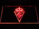 FREE Sporting de Gijón LED Sign - Red - TheLedHeroes