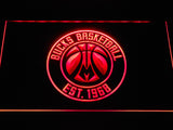 Milwaukee bucks 2 LED Neon Sign Electrical - Red - TheLedHeroes