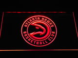 Atlanta Hawks 2 LED Neon Sign USB - Red - TheLedHeroes