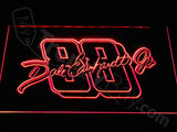Dale Earnhardt Jr. LED Neon Sign USB - Red - TheLedHeroes