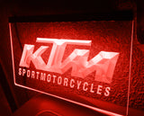 FREE KTM Sport Motorcycles LED Sign - Red - TheLedHeroes