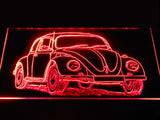 Volkswagen Beetle LED Neon Sign Electrical - Red - TheLedHeroes