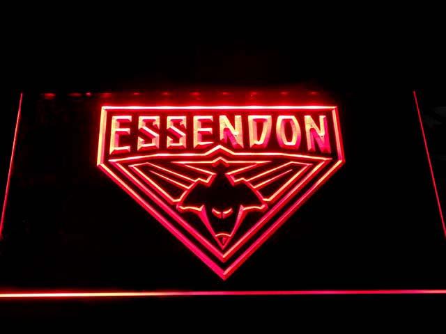 Essendon Football Club LED Neon Sign USB - Red - TheLedHeroes