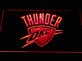 Oklahoma City Thunder LED Neon Sign Electrical - Red - TheLedHeroes