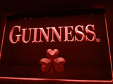 FREE Guinness Beer Shamrock (2) LED Sign - Red - TheLedHeroes