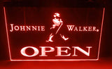 Johnnie Walker Open LED Neon Sign USB - Red - TheLedHeroes