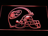 Austin Wranglers Helmet LED Neon Sign Electrical - Red - TheLedHeroes