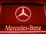 Mercedes Benz 2 LED Neon Sign USB - Red - TheLedHeroes