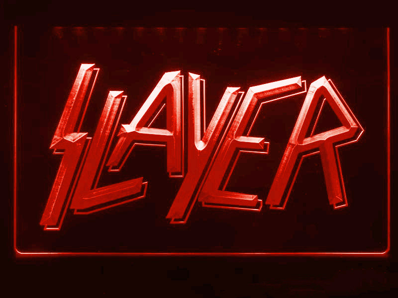 FREE Slayer LED Sign - Red - TheLedHeroes