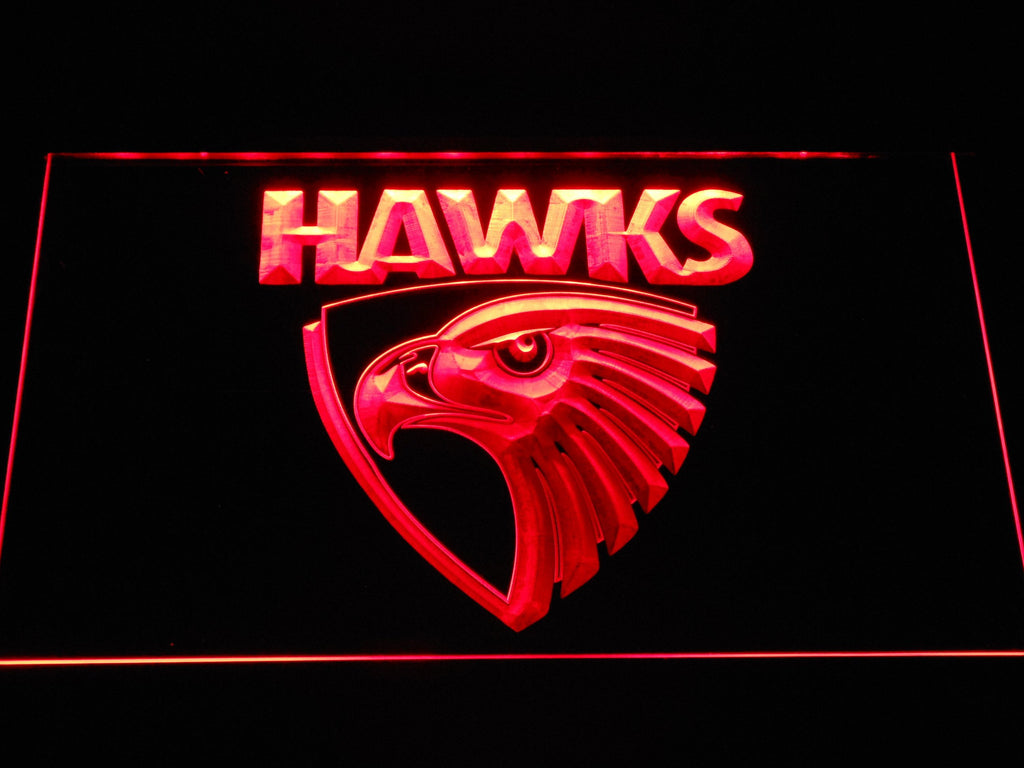 Hawthorn Football Club LED Neon Sign USB - Red - TheLedHeroes