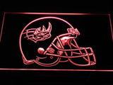 Grand Rapids Rampage Helmet LED Neon Sign Electrical - Red - TheLedHeroes
