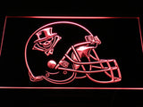 New Orleans VooDoo Helmet LED Sign - Red - TheLedHeroes