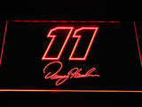Denny Hamlin LED Neon Sign Electrical - Red - TheLedHeroes