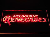 Melbourne Renegades LED Neon Sign USB - Red - TheLedHeroes