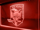 Metal Gear Solid Wolf LED Neon Sign Electrical - Red - TheLedHeroes