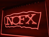 NOFX LED Neon Sign Electrical - Red - TheLedHeroes