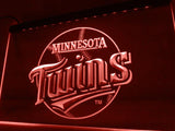 Minnesota Twins LED Neon Sign Electrical - Red - TheLedHeroes