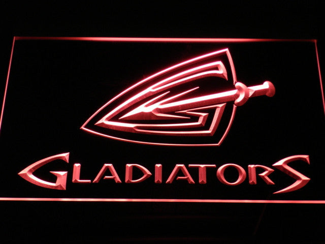 FREE Cleveland Gladiators LED Sign - Red - TheLedHeroes